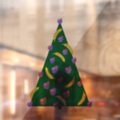 りんごポップ・アートのとバナナを使ったアートクリスマスツリー ウィンドウサイン (シート2)