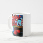 りんご及びケシ コーヒーマグカップ (正面左)