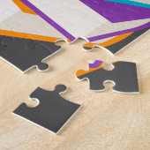 りんご子どもデザインの可愛い本虫 ジグソーパズル (側面)