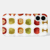 りんご模様 噛まれたりんご 腐った Case-Mate iPhoneケース (裏面 (横))