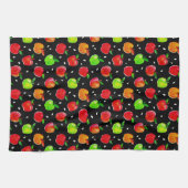 りんご水の色パターン キッチンタオル (横)