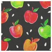 りんご水の色パターン ファブリック (クローズアップ)