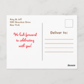 りんご狩り誕生日赤毛の少年ポストカード ポストカード (裏面)