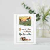 りんご素朴に感謝の挨拶 シーズンポストカード (スタンド正面)