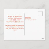 りんご素朴のバスケットにホタックを与える シーズンポストカード (裏面)