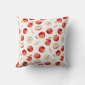 りんご素朴の模様 クッション (裏面)