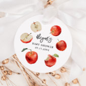 りんご素朴の男女兼用赤ちゃんシャワー フェイバータグ