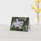 りんご花ありがとう カード (黄色い花)