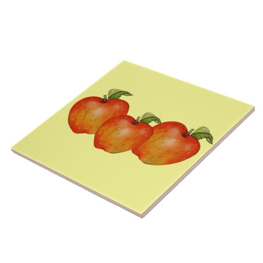 りんご装飾アクセントタイルまたは五徳 タイル (側面)