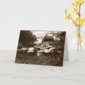 りんご カード (黄色い花)