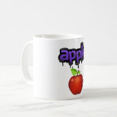 りんご コーヒーマグカップ (正面左)