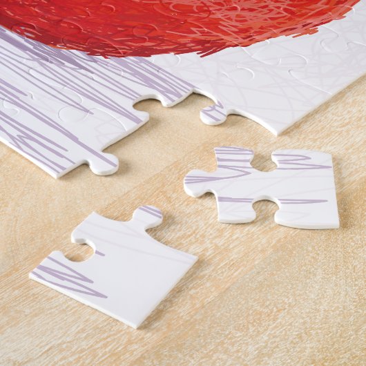 りんご ジグソーパズル (側面)