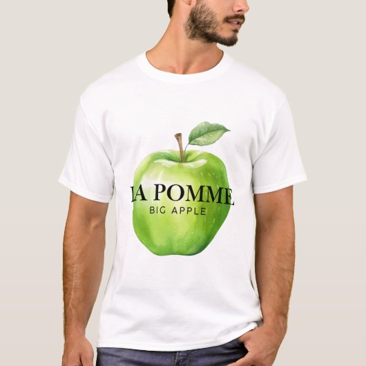 りんご、大きな林檎 Tシャツ (正面)