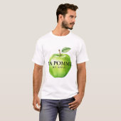 りんご、大きな林檎 Tシャツ (正面フル)