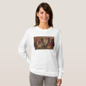 りんご#2のためのハロウィンGreetingBobbing Tシャツ (正面フル)