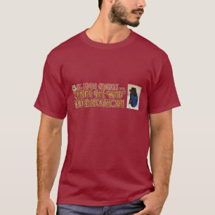 "りん木が付いている風"を追跡します Tシャツ
