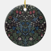 「りん木」の壁紙のデザイン1892年 セラミックオーナメント (裏面)