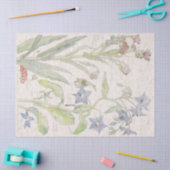 るりぢさの野生の花によってはティッシュペーパーが開花します 薄葉紙 (クラフト)