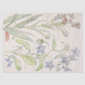 るりぢさの野生の花によってはティッシュペーパーが開花します 薄葉紙 (正面)