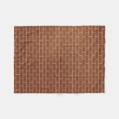 れんがの壁 フリースブランケット (正面(横))