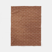 れんがの壁 フリースブランケット (正面)