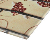 れんがタイルのぶどうつる植物 カッティングボード (角)