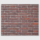 れんが壁のラッピング紙 ラッピングペーパー (フラット)