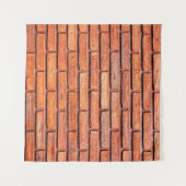 れんが壁オレンジれんが壁れんが タペストリー (正面(横))