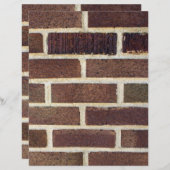 れんが壁撮影用スクラップブック紙 (正面/裏面)