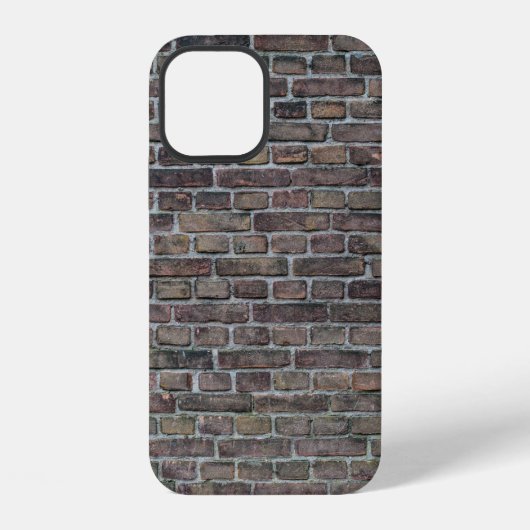れんが壁旧濃いれんが壁 iPhoneケース (裏面)