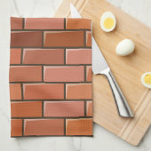 れんが壁 キッチンタオル (四つ折り)