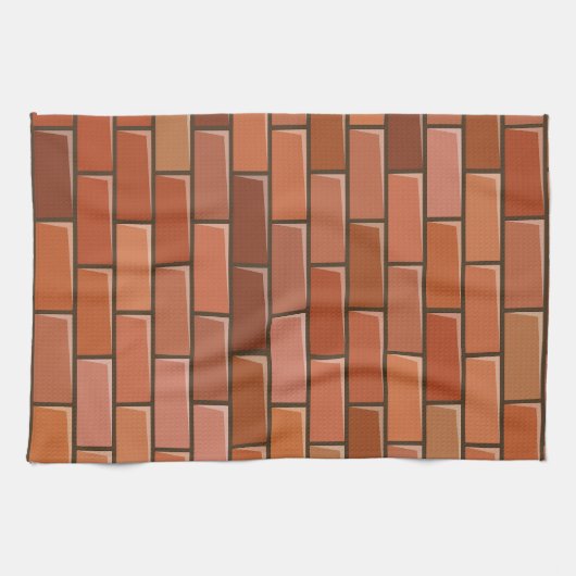 れんが壁 キッチンタオル (横)