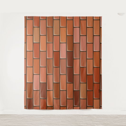 れんが壁 タペストリー (正面)