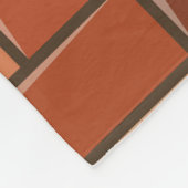 れんが壁 フリースブランケット (角)