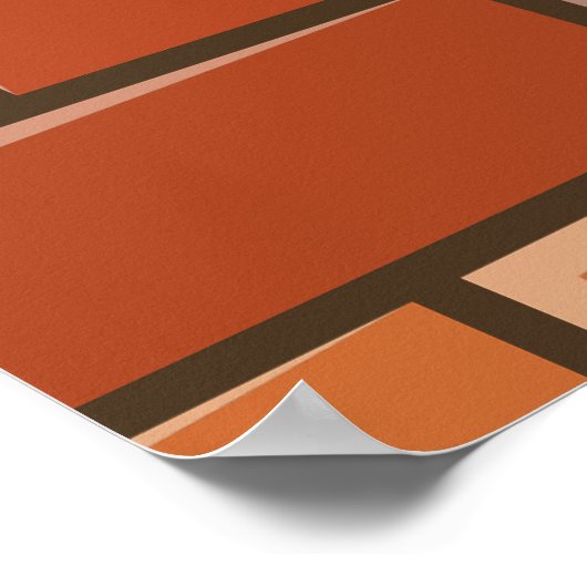 れんが壁 ポスター (角)