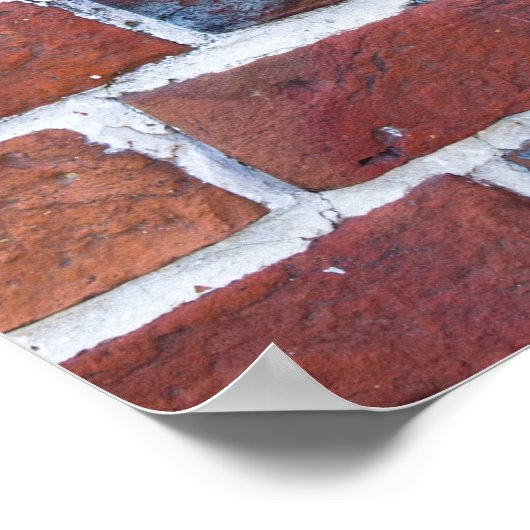 れんが壁 ポスター (角)