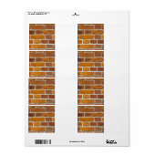 れんが壁 ラベル (フルシート)