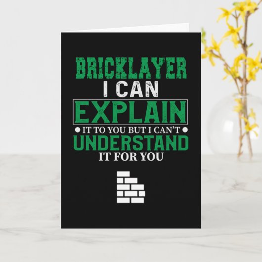 れんが層 カード (黄色い花)