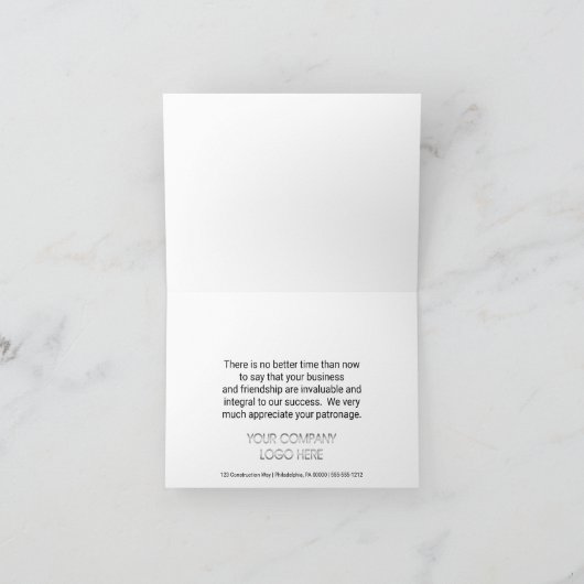 れんが組積造建築ビジネスありがとう サンキューカード (内部)