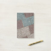 れんが造りのタイル ポストイット (デスク上)