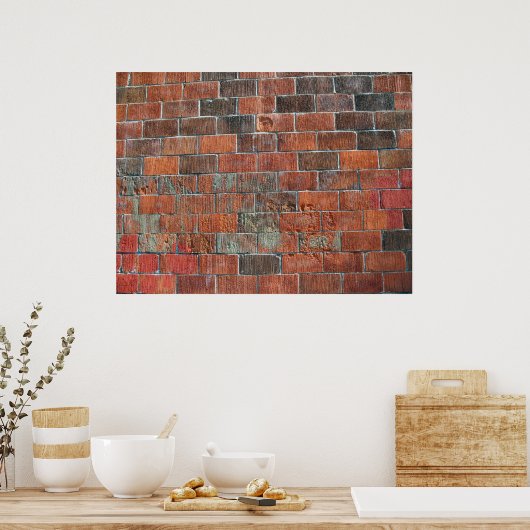 れんが ポスター (キッチン)