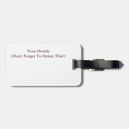 れんが ラゲッジタグ (裏面横)