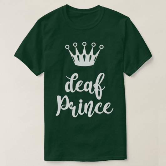 ろうあ王子 Tシャツ (デザイン正面)