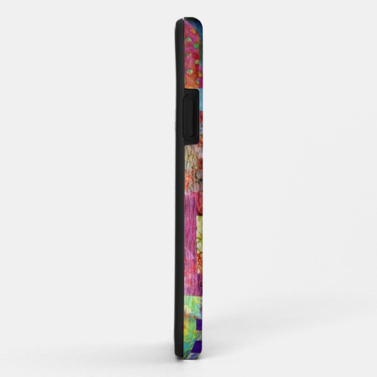 ろうけつ染めのキルティングのデザイン Case-Mate iPhoneケース (裏面/右)