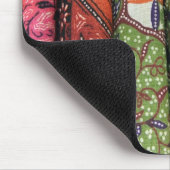 ろうけつ染めのサロンパターン マウスパッド (コーナー)