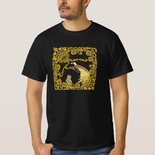 ろうけつ染めのパラダイス Tシャツ (正面)