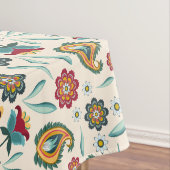 ろうけつ染めの花のBohoのインドネシアのスタイル テーブルクロス (インサイチュ)