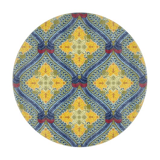 ろうけつ染めインドネシアのワックス・レジスト染色法 カッティングボード (正面)