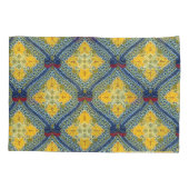 ろうけつ染めインドネシアのワックス・レジスト染色法 枕カバー (裏面)