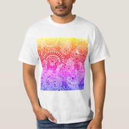 ろうけつ染めインドネシアモチーフ Tシャツ